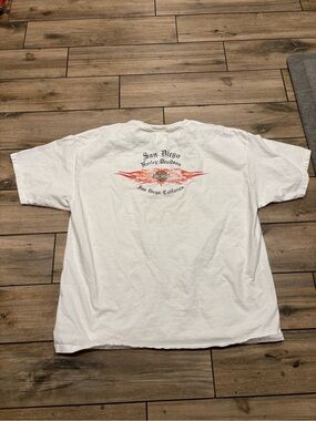 Vintage Harley Davidson Mens 2XL White San Diego California Motorcycle Tee